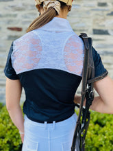 Load image into Gallery viewer, Equus Elite White Lace Competition Shirt
