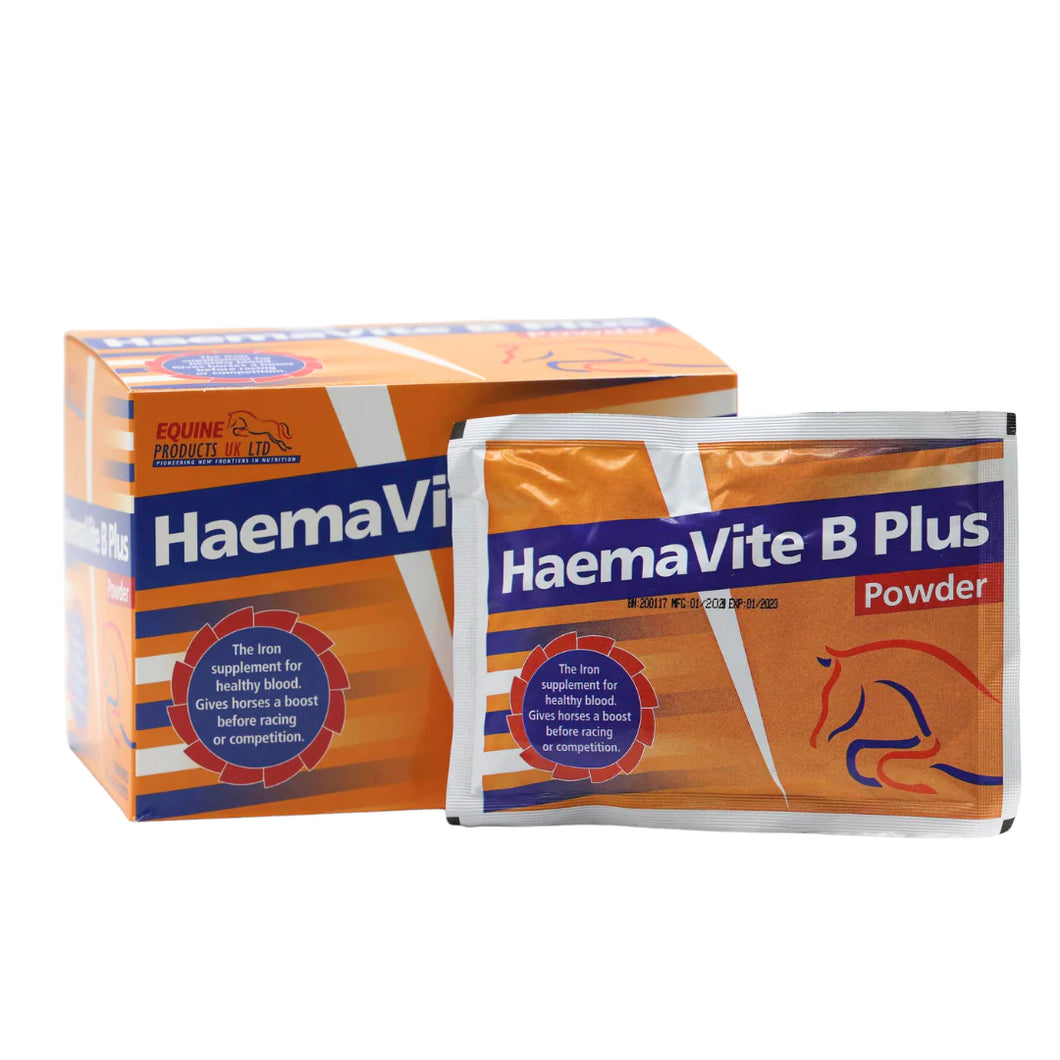 EQUINE PRODUCTS NZ HAEMAVITE B PLUS 10 X 50G SACHETS / 10 DAYS SUPPLY