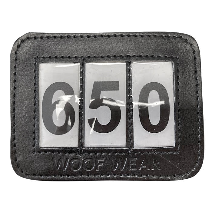 Bridle Number Holder woof wear