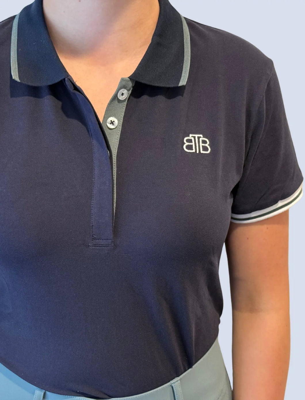 BTB NAVY' COTTON POLO