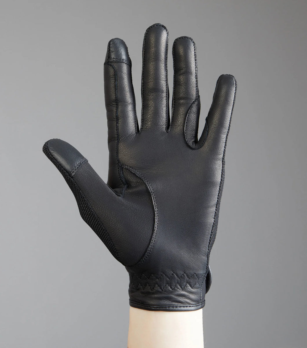 PEI Bordoni Leather Mesh Riding Gloves