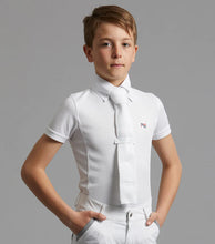 Load image into Gallery viewer, Premier Equine Mini Antonio Boy&#39;s Short Sleeve Show Shirt
