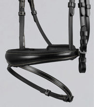 Load image into Gallery viewer, Cassano Snaffle Bridle Black
