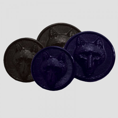 Plastic Foxhead Buttons