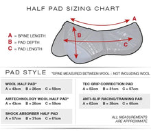 Load image into Gallery viewer, Tech Grip Pro Anti-Slip Correction Saddle Pad
