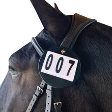 Load image into Gallery viewer, Luxe Dressage Bridle Number - Pair
