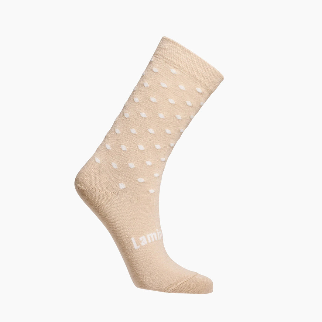 Lamington Merino Wool Crew Socks - Truffle