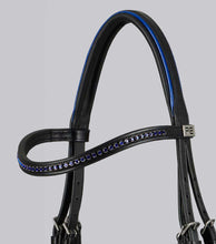 Load image into Gallery viewer, Mineo Pony Snaffle Bridle Black
