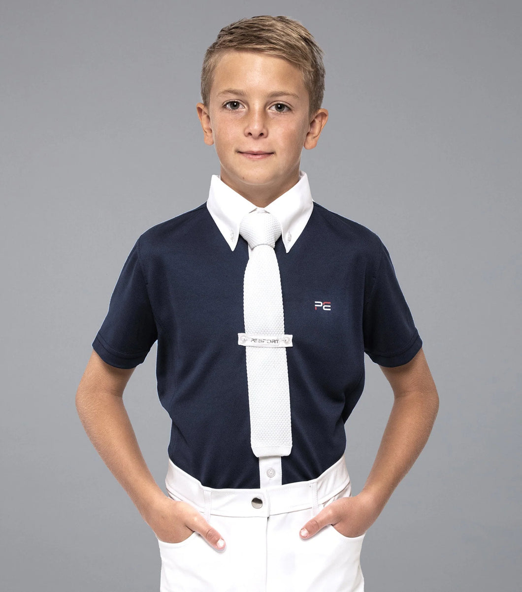 Premier Equine Mini Antonio Boy's Short Sleeve Show Shirt