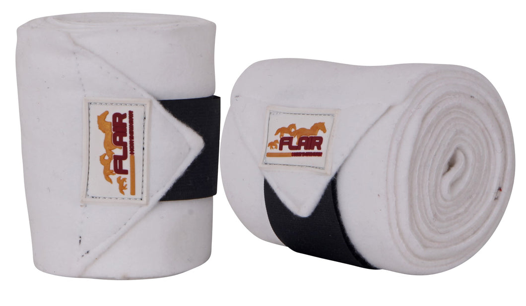 Flair white polo bandages