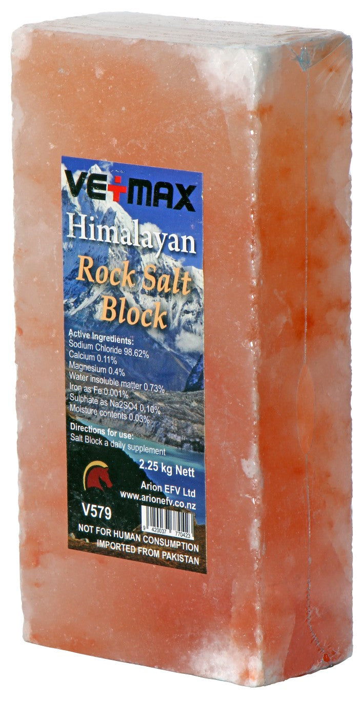 HIMALAYAN ROCK SALT BLOCK 2.25KG