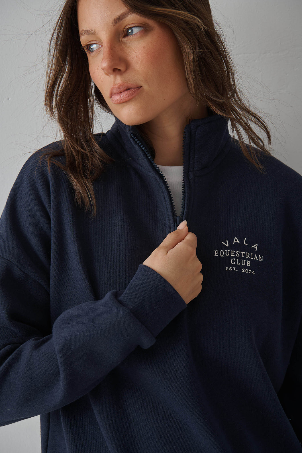 Vala Equestrian Club Quarter Zip Fleece