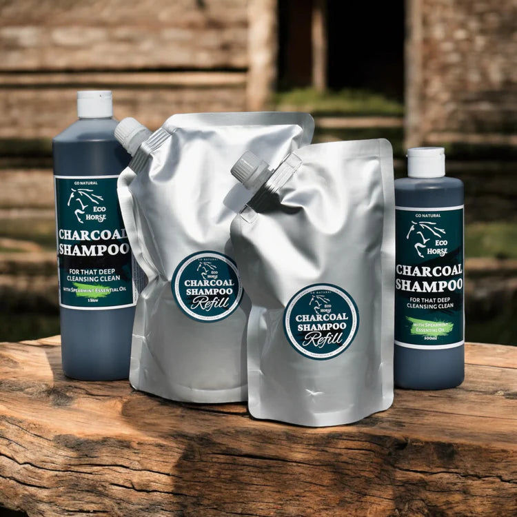 echo horse REFILL POUCH Charcoal Shampoo