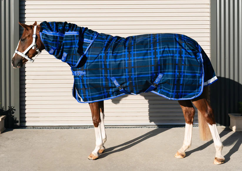 BOW HORSE  Atlas Turnout Rug with Detachable Neck  - PLAID