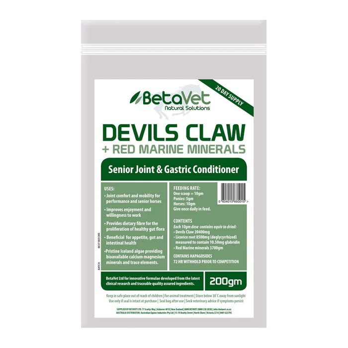 Betavet DEVILS CLAW + RED MARINE MINERALS