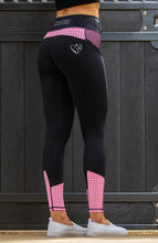 Load image into Gallery viewer, BARE Performance Riding Tights - houndstooth
