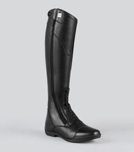 Load image into Gallery viewer, Cedo Womens Leather  Long Riding Boots Black
