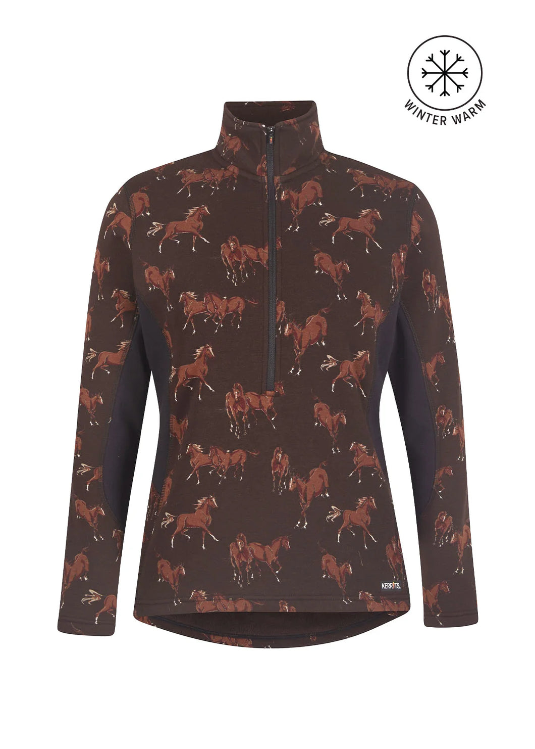 Horse Sense Fleece Half Zip - Print Kerrits