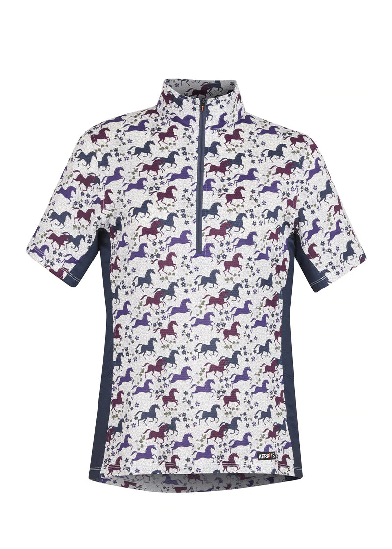 Aire Ice Fil® Oyster Short Sleeve Shirt -  Print