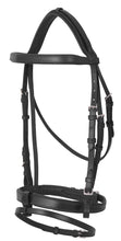 Load image into Gallery viewer, Platinium  Flat Padded Hanoverian Bridle
