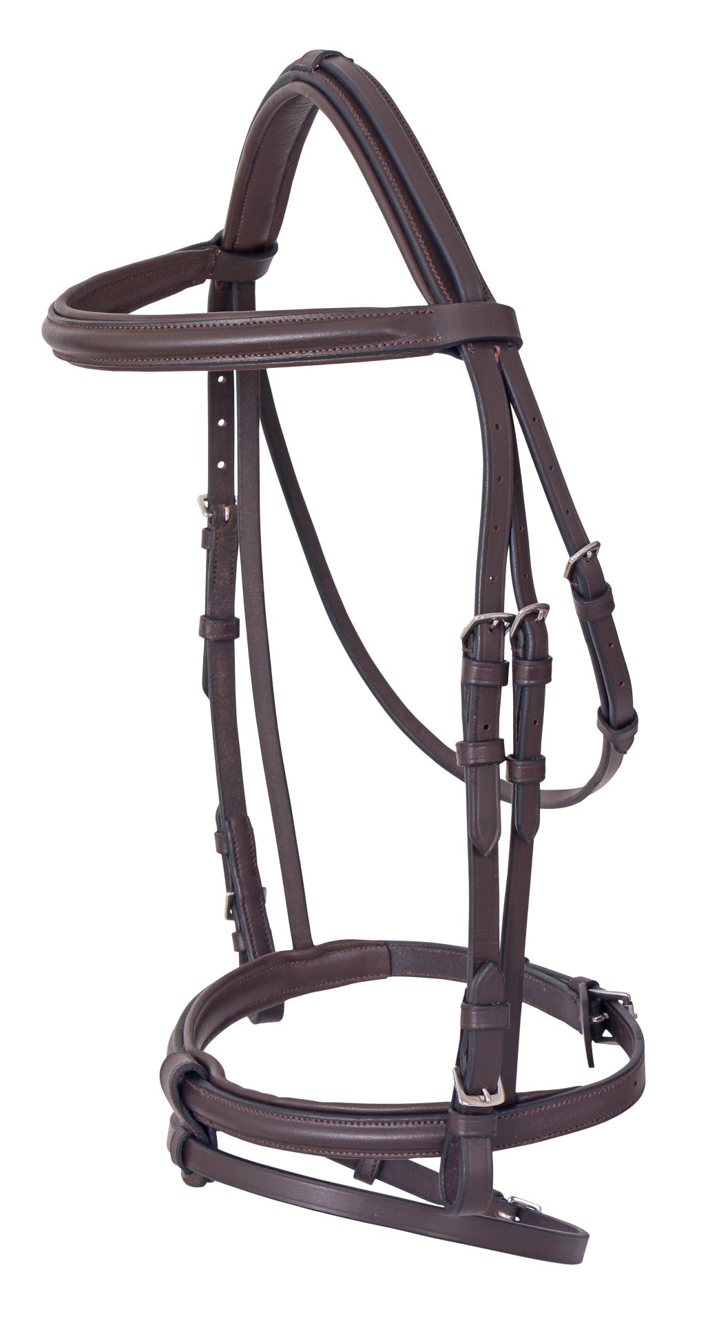 Platinium  Padded Raised Hanoverian Bridle