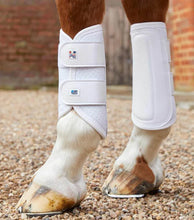 Load image into Gallery viewer, Premier Equine Carbon Air-Tech Double Locking Brushing Boots
