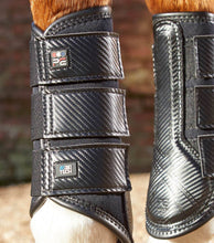 Load image into Gallery viewer, Premier Equine Carbon Air-Tech Single Locking Brushing Boots
