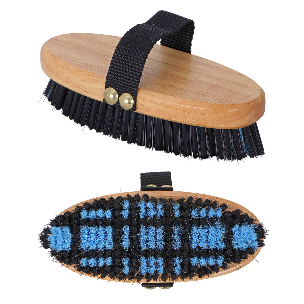 BLUE TAG PLAID BODY BRUSH