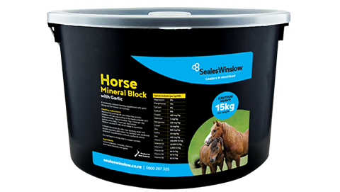 Horse Mineral Block with Garlic