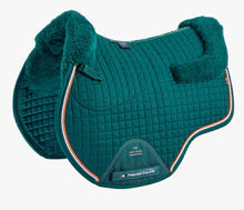 Load image into Gallery viewer, Close Contact Merino Wool European GP/Jump Square saddle pad
