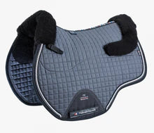 Load image into Gallery viewer, Close Contact Merino Wool European GP/Jump Square saddle pad
