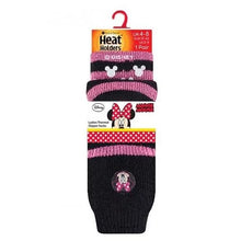 Load image into Gallery viewer, Ladies Minnie Mouse Slipper Heat Holders size 4-8
