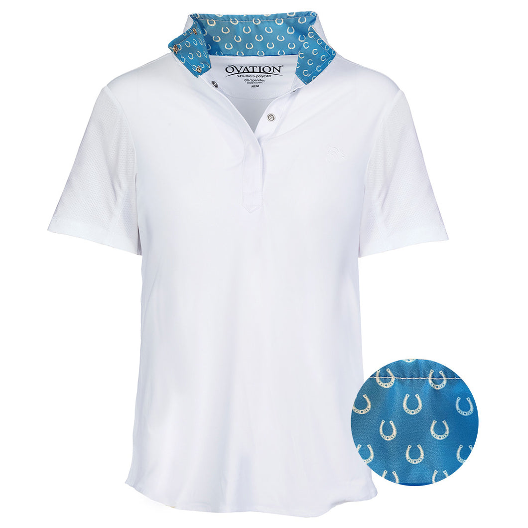 Ovation Ellie Tech Show Shirt, Short Sleeve