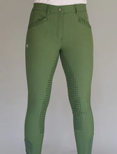 Load image into Gallery viewer, BTB &#39;MOLLY&#39; COOLMAX BAMBOO BREECH IN NAVY, GREY &amp; WHITE &amp; GREEN
