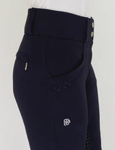 Load image into Gallery viewer, BTB &#39;MOLLY&#39; COOLMAX BAMBOO BREECH IN NAVY, GREY &amp; WHITE &amp; GREEN
