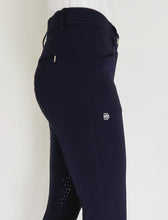 Load image into Gallery viewer, BTB &#39;MOLLY&#39; COOLMAX BAMBOO BREECH IN NAVY, GREY &amp; WHITE &amp; GREEN
