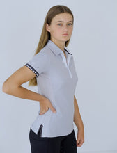 Load image into Gallery viewer, BTB GREY PIQUE POLO TOP
