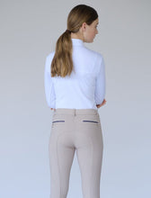 Load image into Gallery viewer, BTB &#39;PORTIA&#39; BEIGE BREECH with dark navy, white or  dark brown trim
