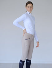 Load image into Gallery viewer, BTB &#39;PORTIA&#39; BEIGE BREECH with dark navy, white or  dark brown trim
