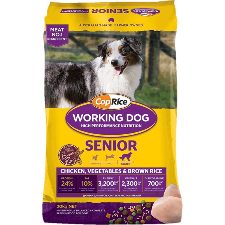 CopRice Working Dog Senior 20kg chicken